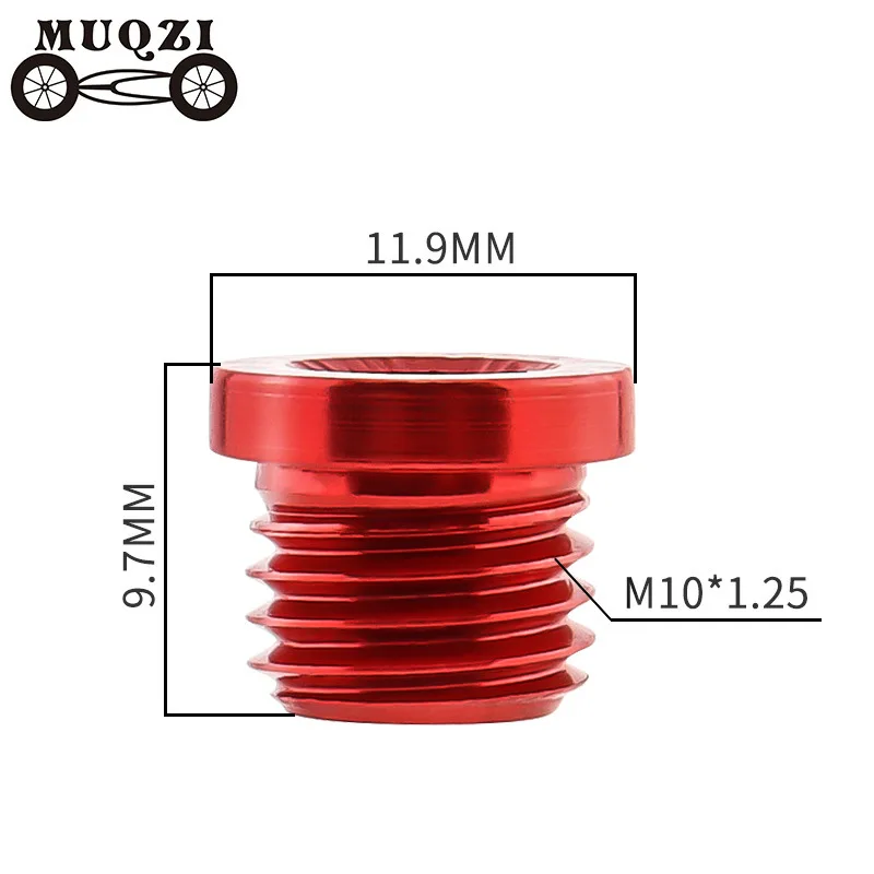MUQZI folding bicycle V brake post screw mountain frame front fork brake base plug M10 * 1.25