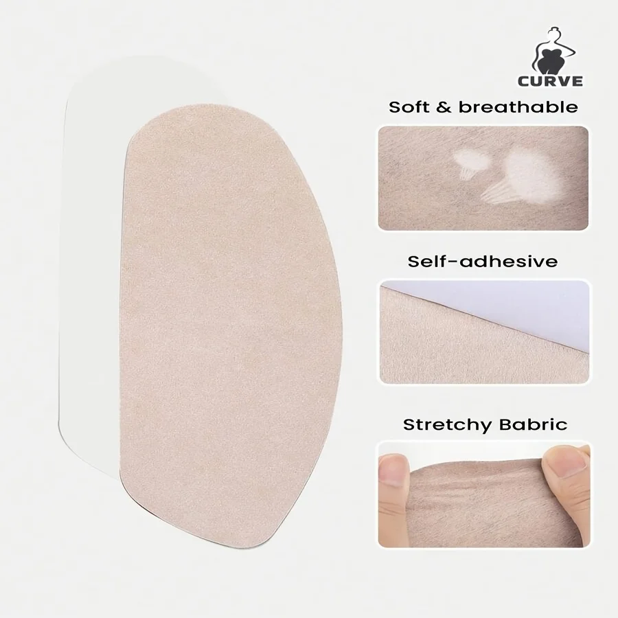 Invisible Anti-Thigh Chafing Patches,Soft Disposable Thigh Anti-Friction Stickers,Sweatproof Skin Protection Pads for Daily Wear