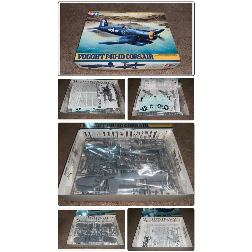 

Tamiya 61061 1/48 Vought F4U-1D Corsair, военно-морской истребитель-бомбардировщик, пластиковая модель для сборки, подарок для любителей военной тематики
