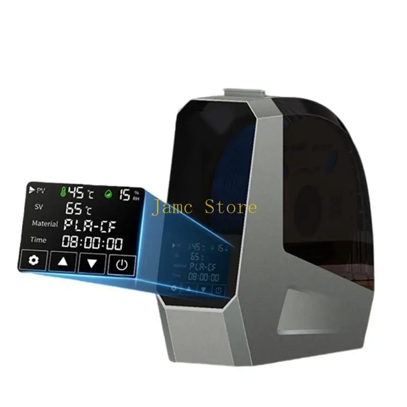 

LX0B Printer Filament Dryer Box Easy to Use with Adjust Drying Time 3.7in LCD