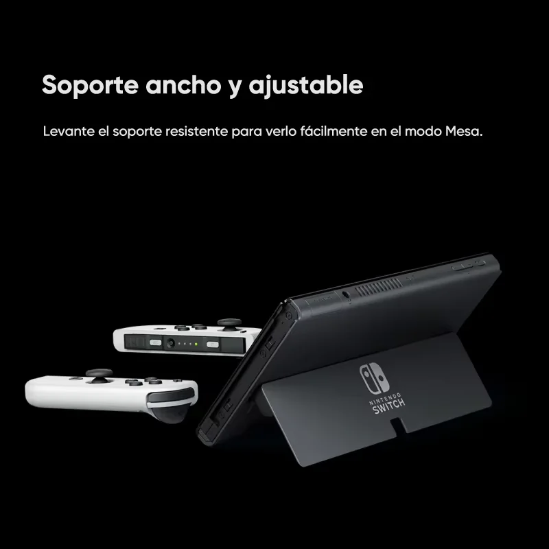 Consola Nintendo Switch Modelo OLED con Controles Joy-Con, Audio Mejorado, Ajustable, Modo TV Estable, Pantalla de 7» 6