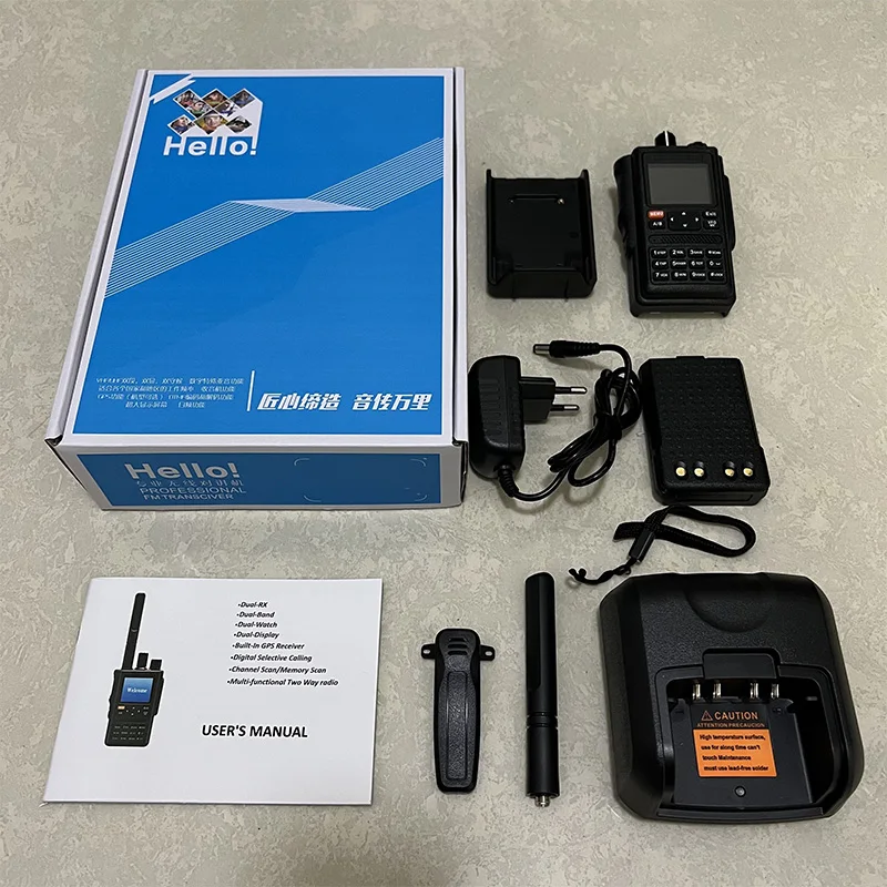 Ruyage UVQ4 All Band Radio Receiver Dual Band Long Distance Walkie Talkie High Powered Two Way Radio FM Transceiver Transmitter