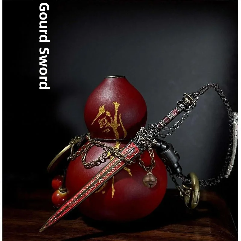antique-style-qingping-sword-ornament-wall-hanging-decorative-piece-high-end-feel-mysterious-unique-vintage-chenshanian