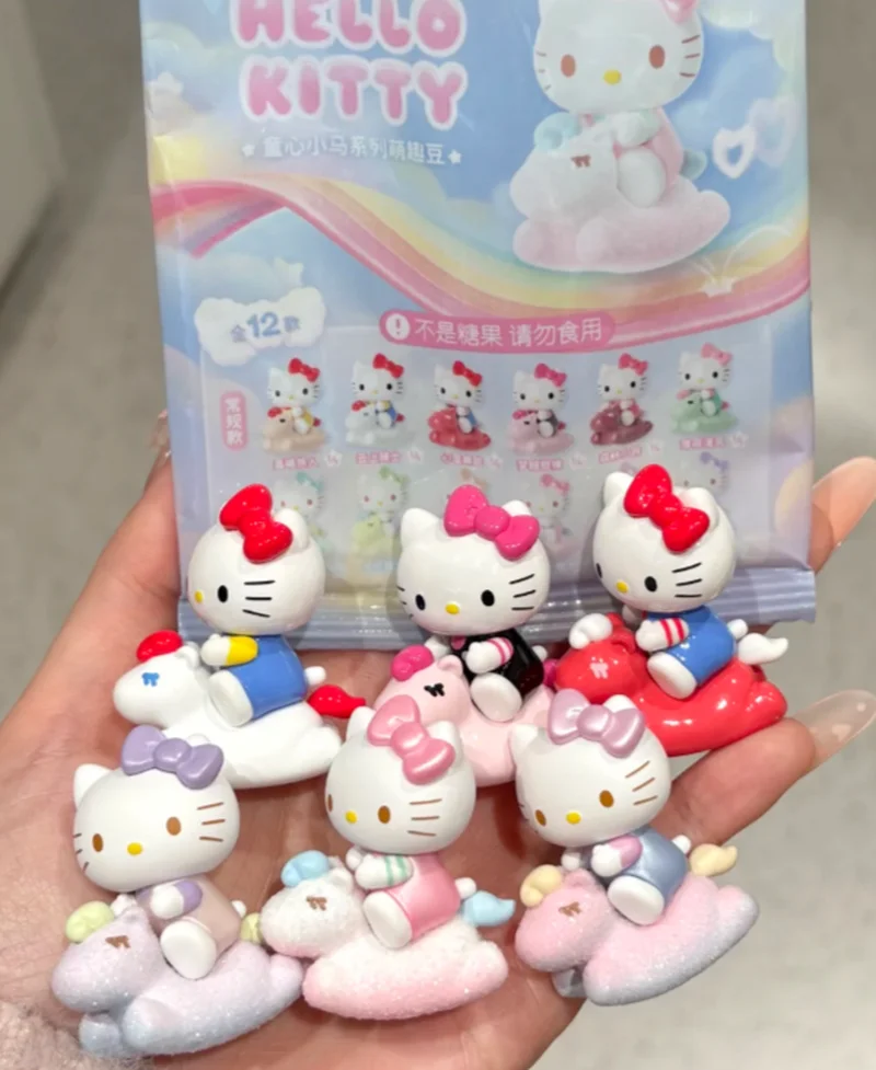 

Новинка: Коллекционная фигурка Sanrio Hello Kitty — пони из серии Cute Bean, в слепой коробке. Подарок для девочек на день рождения и Новый год.