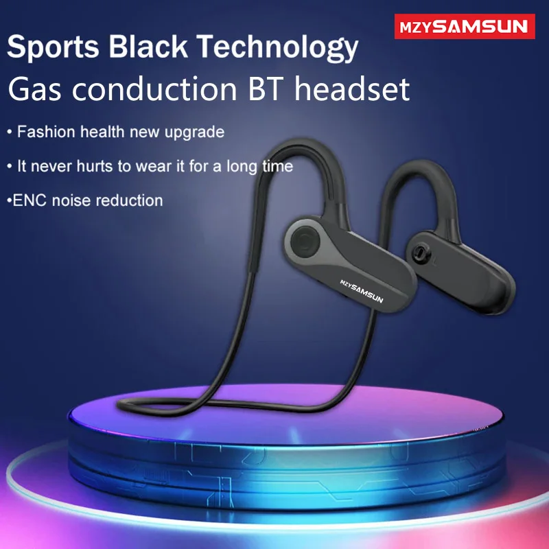 

Neckband Wireless Earphones B8 Bluetooth 5.3 Headphones Air Conduction Sports Earbuds Noise Cancelling Waterproof Headest