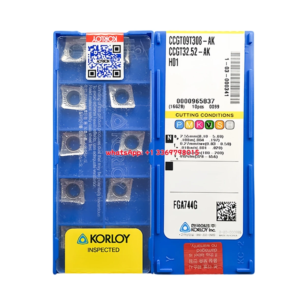 

100% Оригинальный токарный инструмент KORLOY CCGT CCGT09T302 CCGT09T304 CCGT120404 CCGT060202 CCGT060204 -AK H01