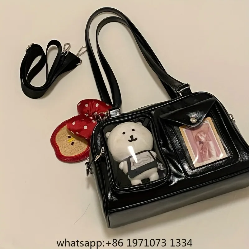 Cute Anime Crossbody Bag for Women, Large Capacity Purse for School, Cosplay & Daily Use. Durable & Trendy! Shop Now!