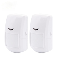 2PCS WMS04 Battery Powered PIR Motion Sensors Wireless Infrared Detector 433MHz Accessory for Home Smart Security Alarm System