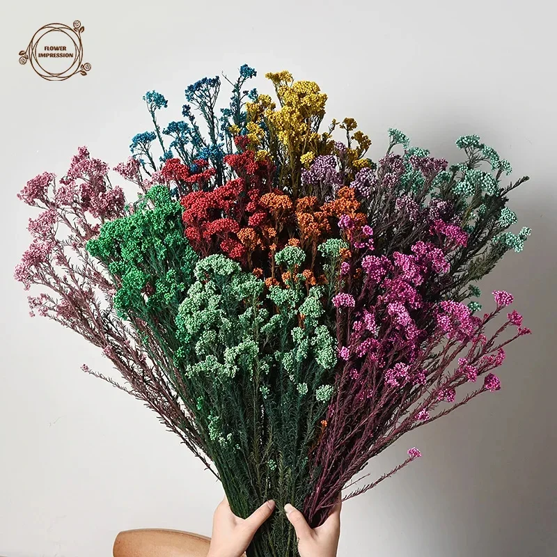 

Natural Dried Rice Flower Bouquet Millet Flower Resin Accessories Table Decor Living Room Home Wedding Decoration Dried Flowers