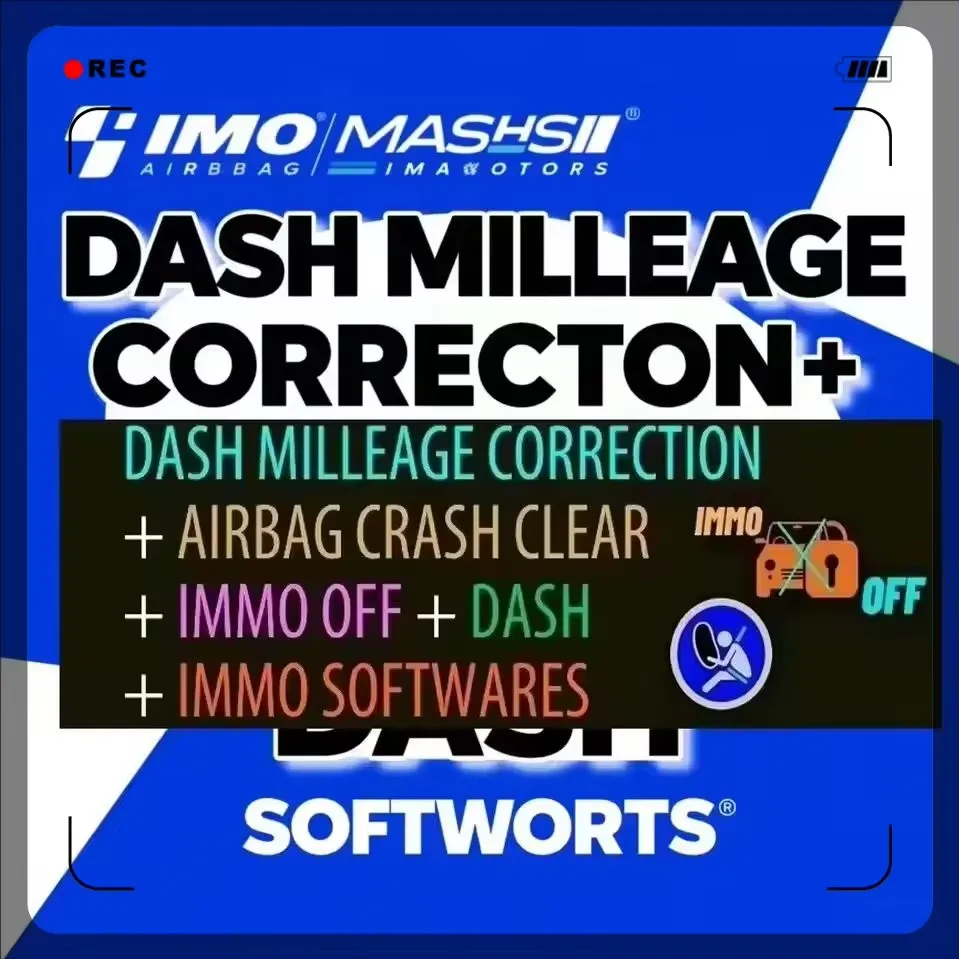 

32GB Latest Package Dash Mileage Correction Airbag Crash Clear IMMO off Dash IMMO Software Download Installation Video