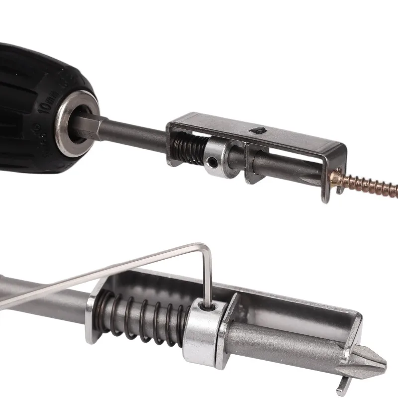 1/2/3pcs Screw Bit Holder Spring-Loaded Screw Holder Bit Anti-Drop Screwdriver Bit Garage Repair Quick Release Tool Attachment - Image 2