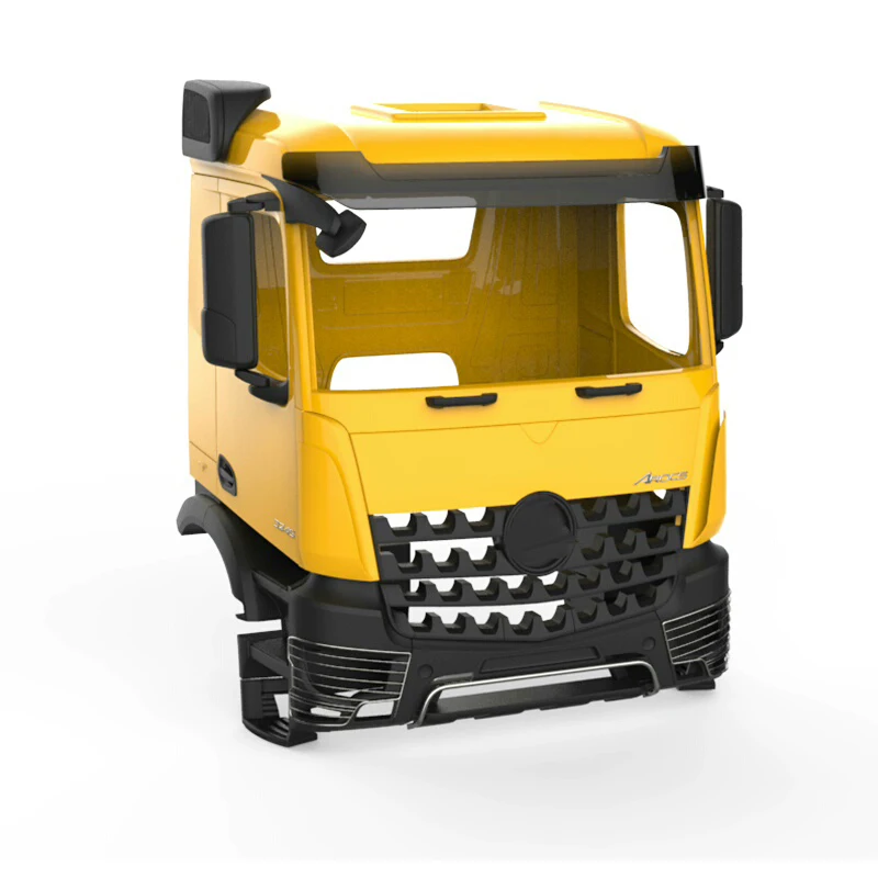 

Simulated Cab Body Shell for 1/14 Tamiya RC Dump Truck Mercedes-Benz AROCS 3245 Toys Car Parts