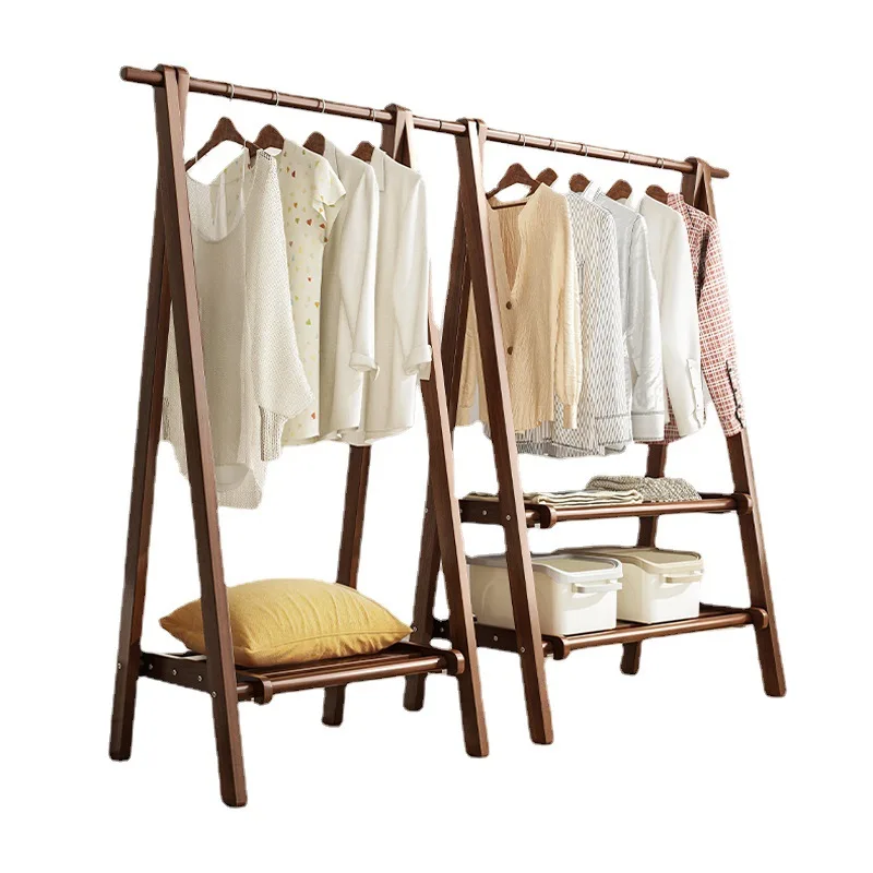 

Storage foldable storage hanger floor-to-ceiling home bedroom living room simple clothes drying hanger simple coat rack