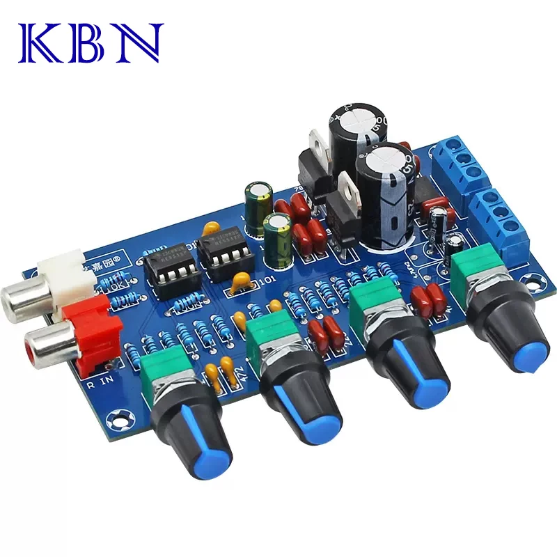 XH-M164 Amplifier Tuning Board Preamp Board Tone Board NE5532 Amplifier Beautification Adjustment High Bass Adjustment Module