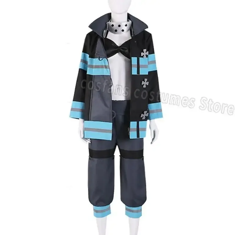 

Аниме EnEnn No Shouboutai Тамаки Котацу Косплей Костюм Shinra Kusakabe Takehisa Hinawa Униформа пожарного Костюм ob;8