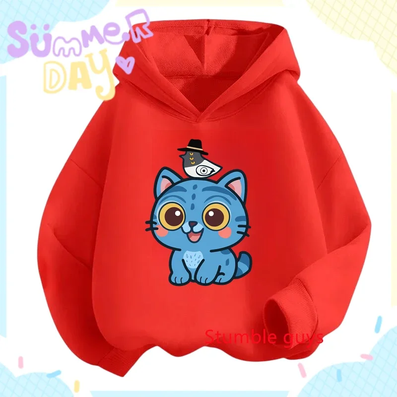 

Girls Anime Kpop Demon Hunters Hoodie Autumn Winter Warm Soft Daily Wear Sweet Print Boys Hooded Sweatshirt​