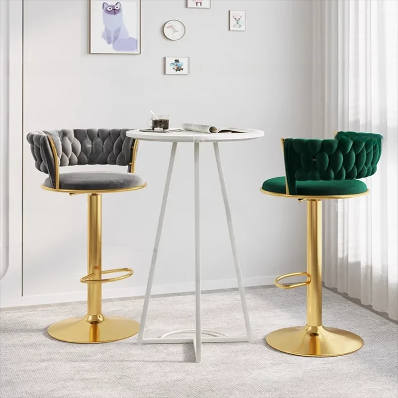 Bar hohe Esszimmers tühle Wohnzimmer nordisch entspannen ergonomischen Esszimmers tuhl modernes Design Juegos de Comedor Luxus möbel