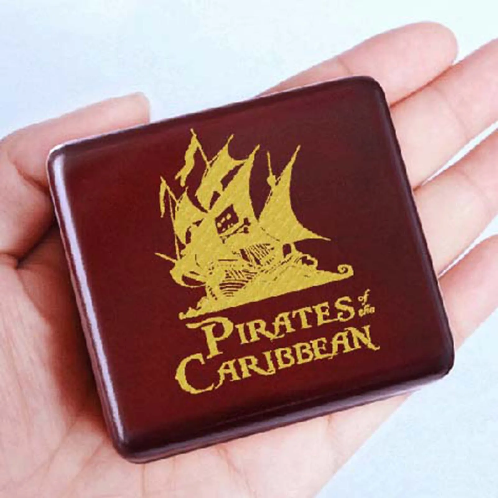 Rosiking Handmade Wooden  ♫ Davy Jones ♫ Music Box Birthday Gift For Birthday gift Wine red