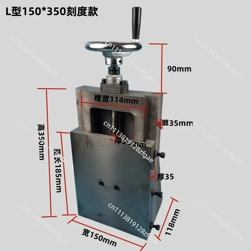 Cast Iron Workbench Dovetail Groove Drag Plate Screw Guide Rod One-Way Slider Workbench Woodworking Machinery Parts