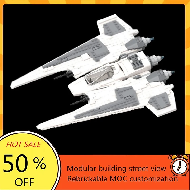 

501PCS Popular Space War Movie Model MOC Building Bricks Spaceship Modular Technology Gifts Holiday Assemble Children Toy Suitt