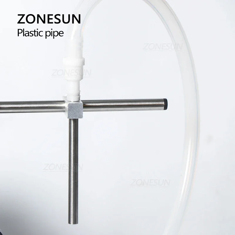 ZONESUN  8mm/10mm 2M Length Plastic Pipe Nozzle Tube For Peristaltic Pump Liquid Filling Machine Part