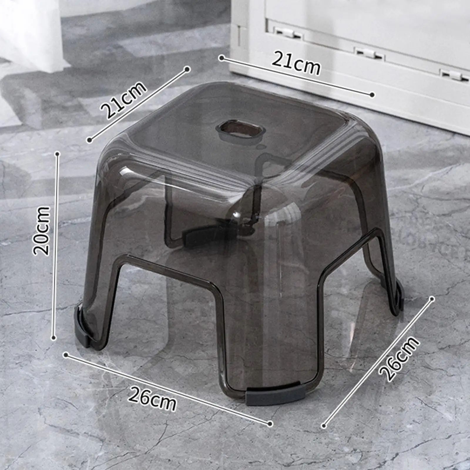 Step Stool Lightweight Portable Portable Furniture Chair Multipurpose Bath Lower Stool Change Shoe Stool for Living Room Bedside