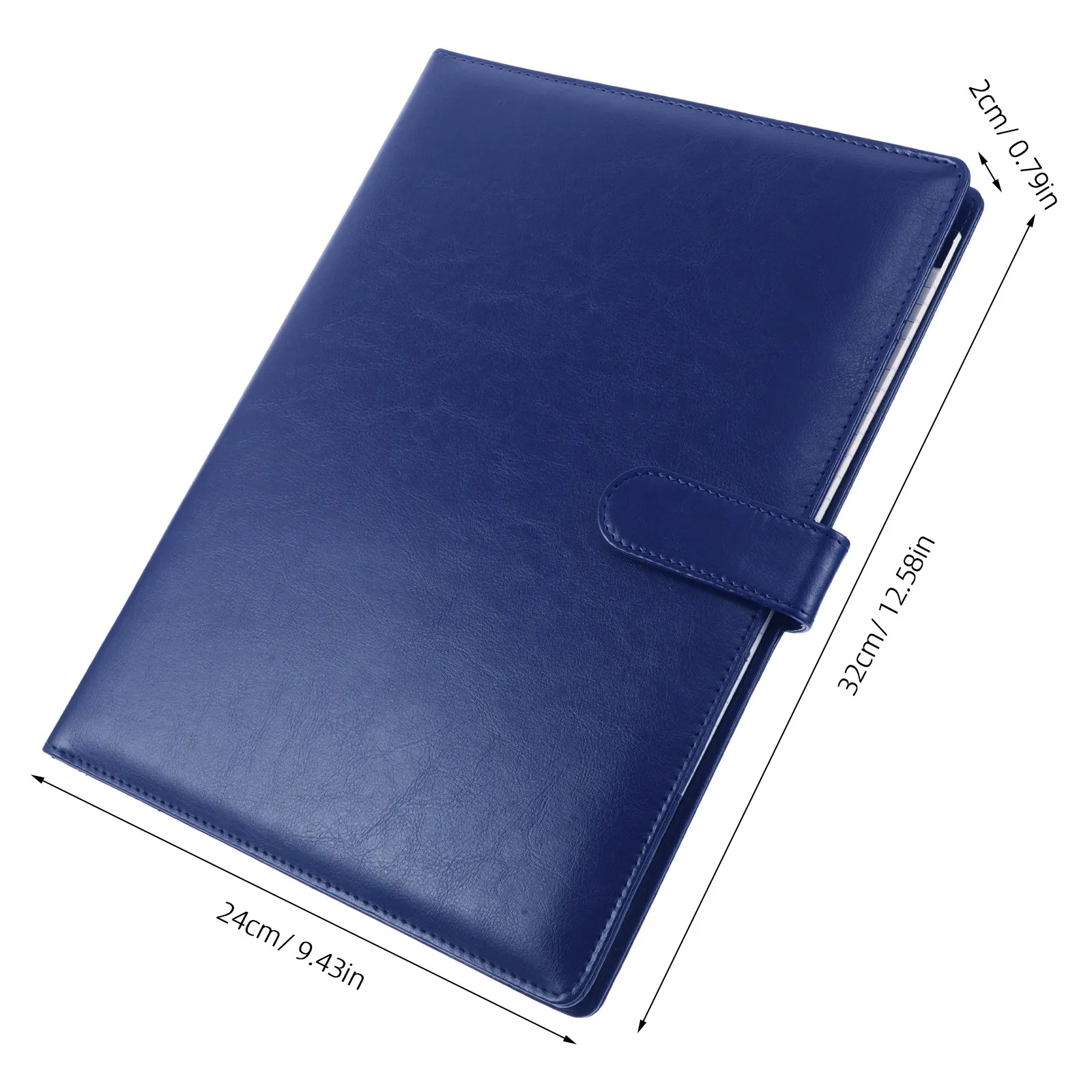 Professional A4 Faux Portfolio Clipboard Multifunctional Paper Holder Legal Size Pad Holder Interview Resume Folder