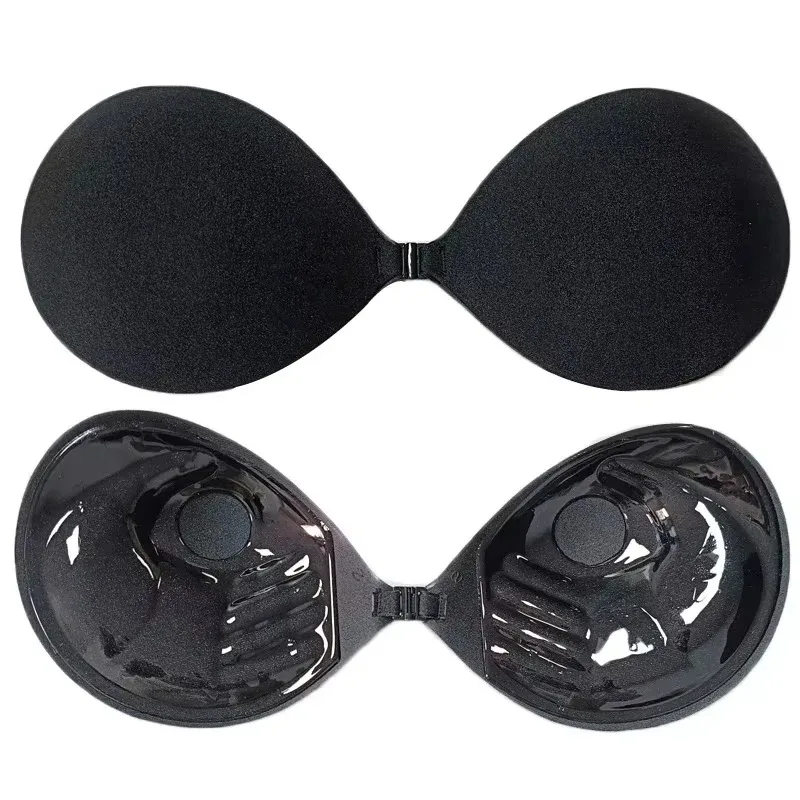 

1 Pair Invisible Push Up Bra for Women Palm Push Up Invisible Silicone Bra Backless Strapless Self-Adhesive Bra Pad Intimates