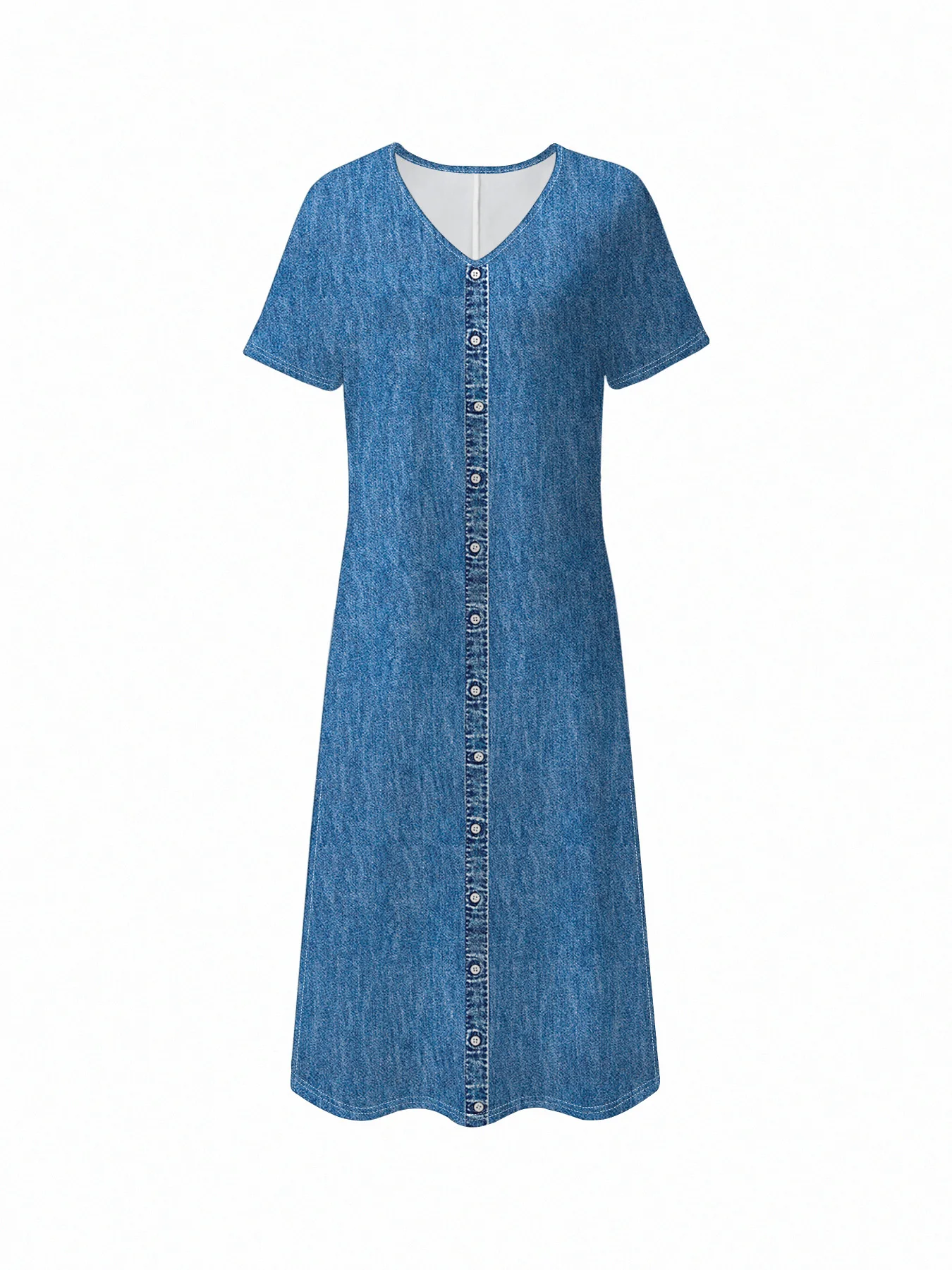 Robe midi décontractée femme