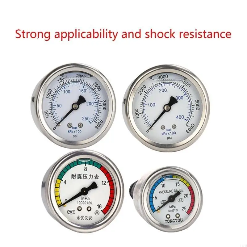 

E1PD Car Washing Pressure Gauge High Pressure Washer Water Accessories