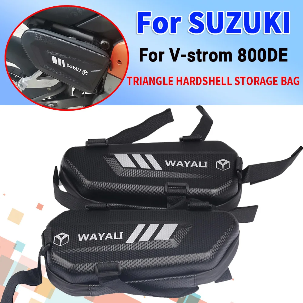 

Tool Bags Frame Bumper Rod Waterproof Storage Bag For Suzuki V-strom 800DE 800 DE Vstrom DL800DE 2023 2024 Accessories Side Bag