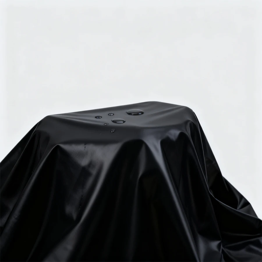High Toughness Pure Black PVC Waterproof Massage Pad Smooth Waterproof Dirt Resistant Durable Household Therapy Protection Pad