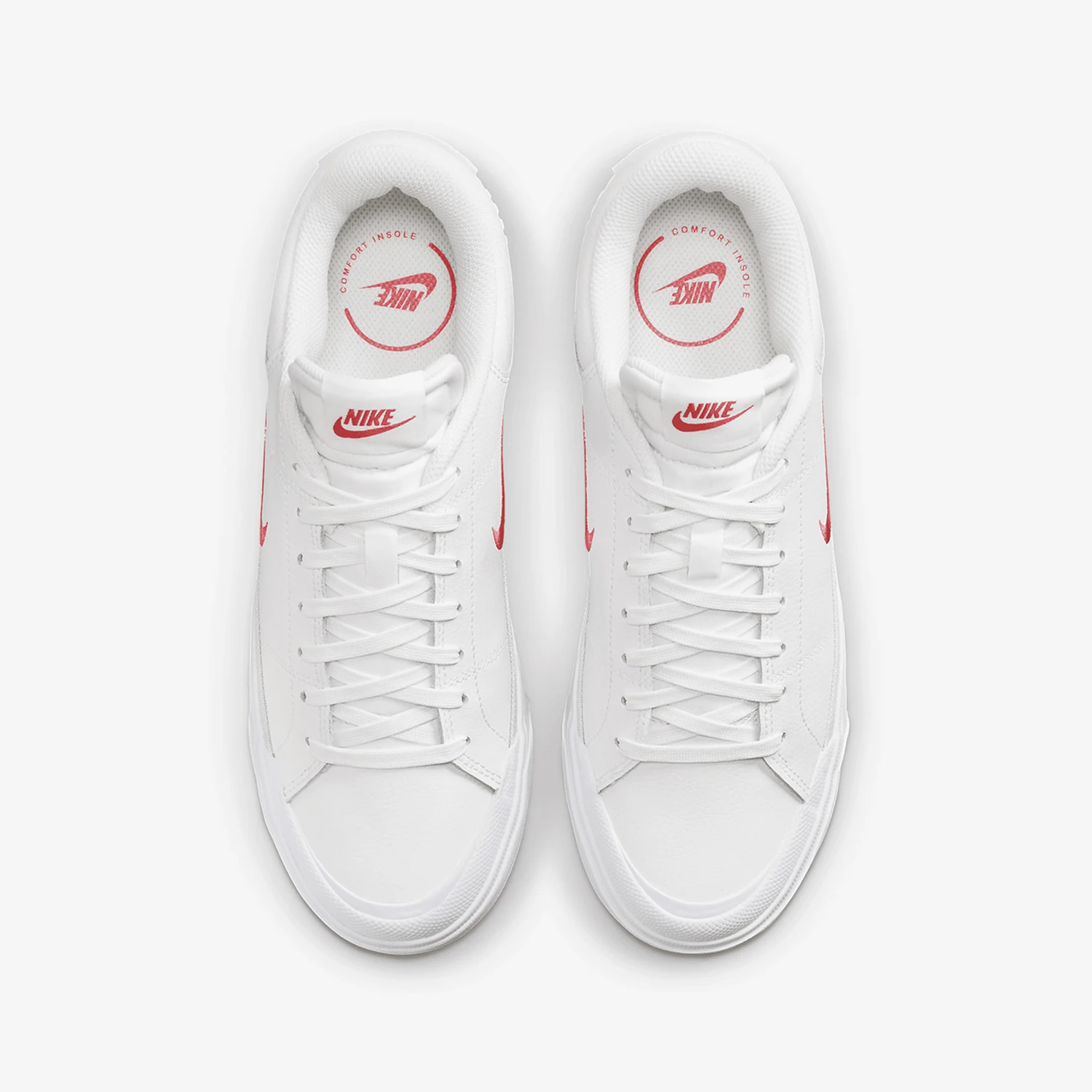 حذاء Nike Official 2024 الجديد للسيدات ذو نعل سميك ومقاوم للاهتراء حذاء رياضي كاجوال FV5526-102