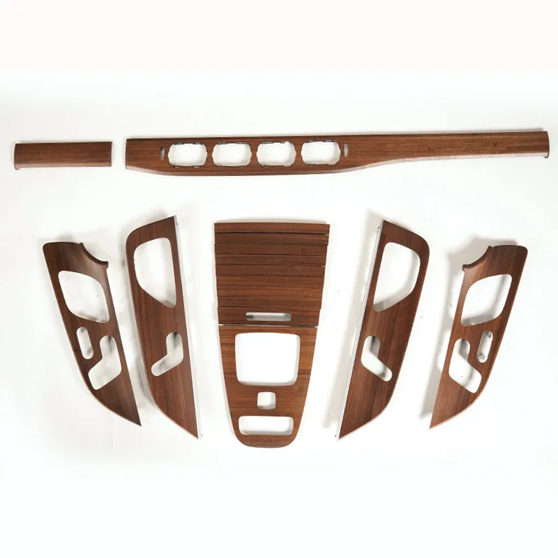 For Mercedes-Benz GLE/GLS Interior Modification Center Console & Door Solid Wood Decoration Walnut Original Parts Old