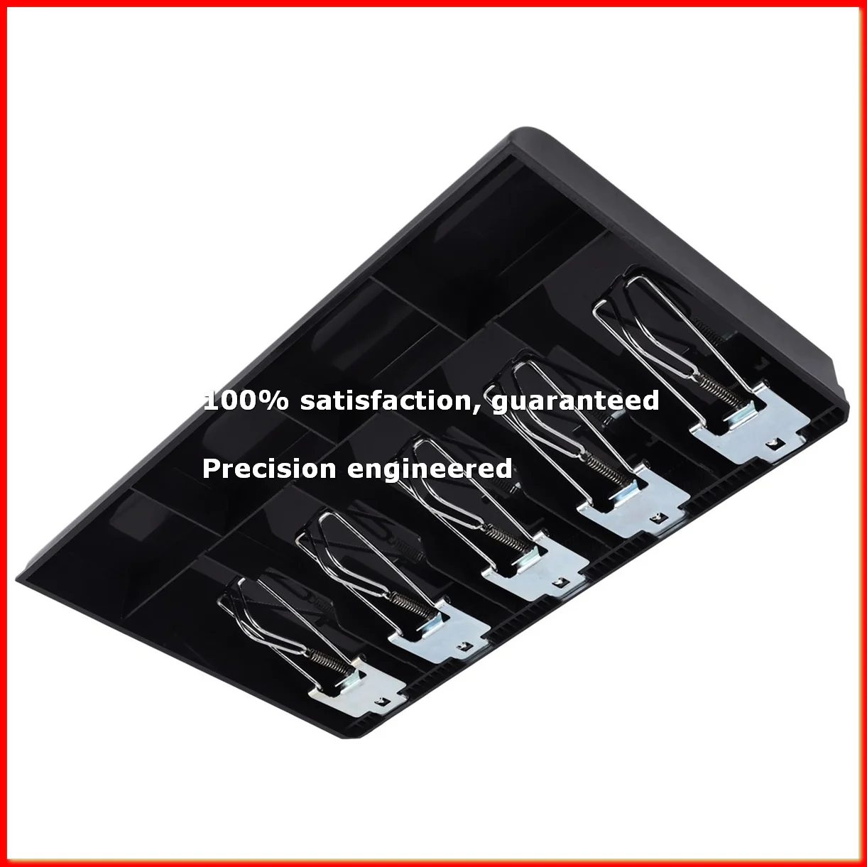 

5-Grid Money Cash Coin Register Insert Tray Replacement Cashier Drawer Storage Register Tray Box Classify Store-A09G
