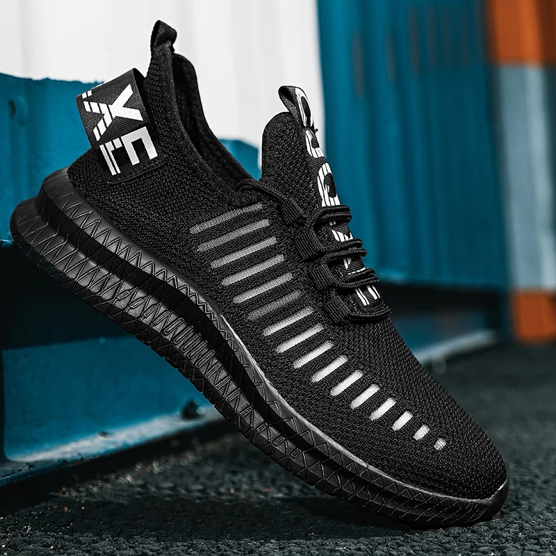 Breathable Men Running Shoes Anti-slip Fashion Men's Sports Shoes Outdoor Male Sneakers Lightweight Outdoor Casual Shoes 2023