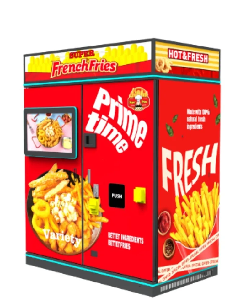 

French Fries Vending Machine 24 Hours Self Service French Fries Vending Machine Support Customized Hygienic Design