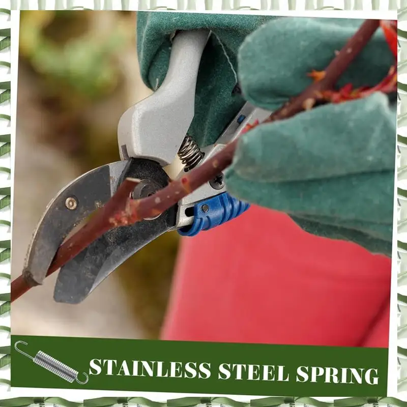 10 Pack Steel Scissor Spring Silver Stainless Steel For Pruning Shears Small Spring Replacement Spring For Pruning Shears