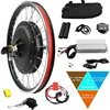 20 インチ電動自転車後輪変換キット 48V 1000W ブラシレス歯付きモーターハブ LCD ディスプレイ付き 20 インチ自転車 E-バイク用 2