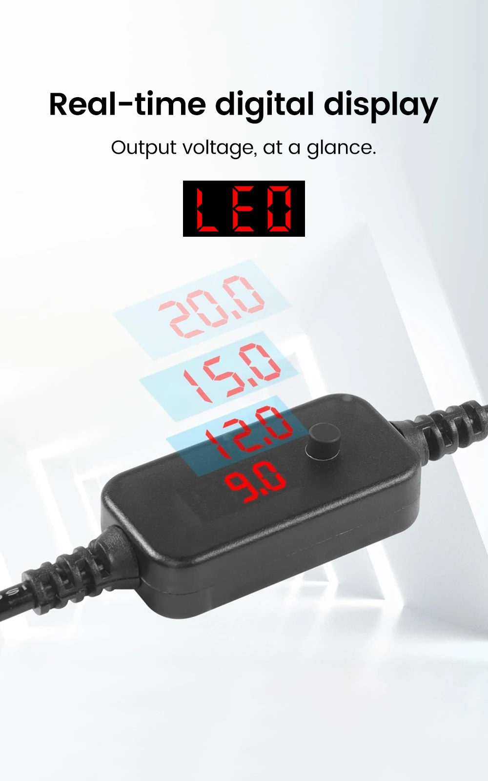 Olaf Typ C zu DC Power Boost Kabel DC 5V/9V/12V/15V/20V Boost Konverter 8 Adapter Step-up Kabel Für Wifi Router Laptop Mini Fan – Detail 2