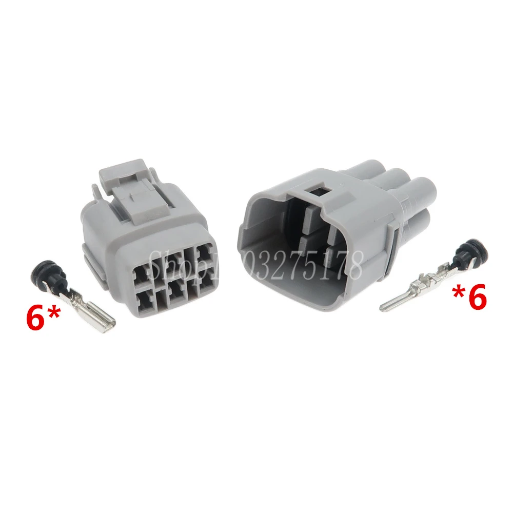 1 Set 6 Pin 6188-0382 6180-6777 Car Ignition Sensor Wire Plug Waterproof Plastic Housing Connector for Toyota Honda 6187-6561