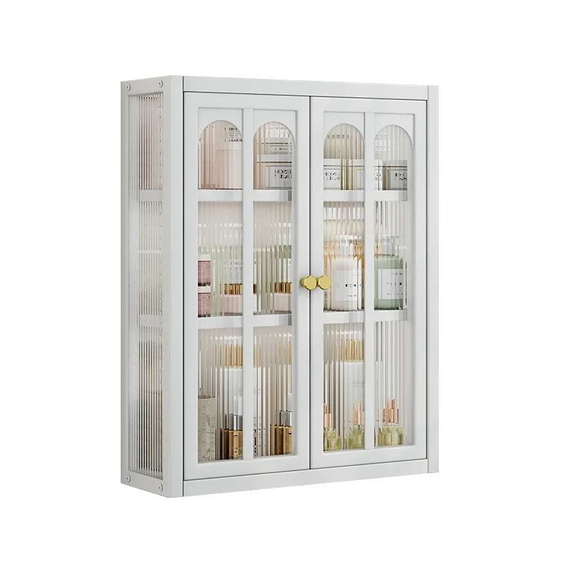 Toilet rack No punching Wall-mounted washstand Bathroom cosmetics multi-functional storage cabinet above toilet