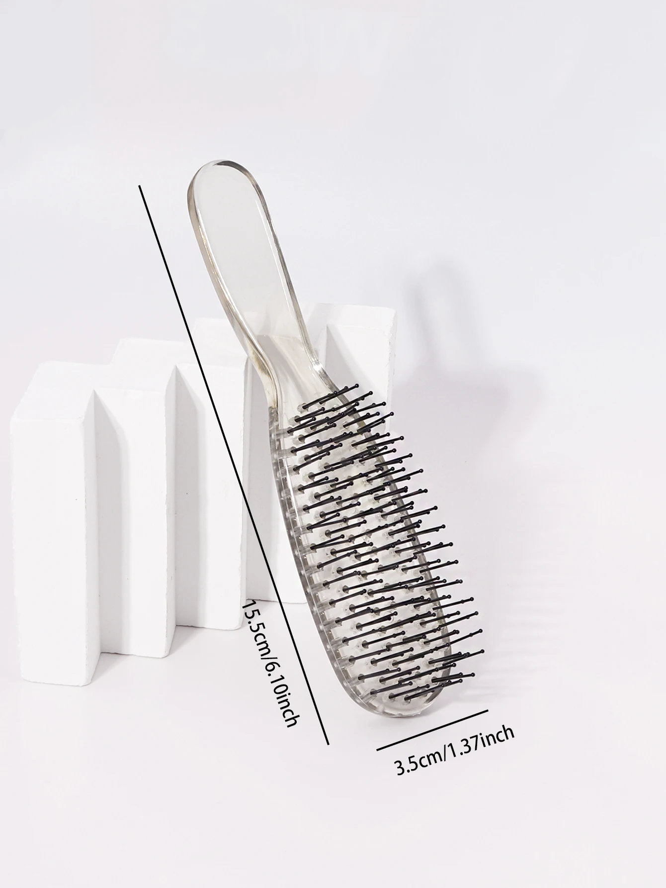 Magischer geschichteter Haarkamm, antistatische Kopfhaut-Massagebürste, Damen-Styling-Werkzeug, trockene und nasse Verwendung für Haar-Accessoires – Detail 7
