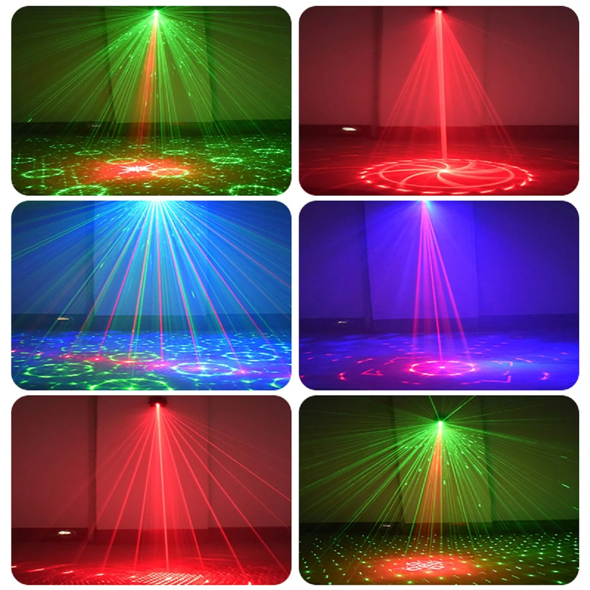 DJ Disco Stage Party Lights, Laser Light RGB Flash Strobe Projector Decorations Karaoke Pub KTV Bar Dance Gift Birthday Wedding