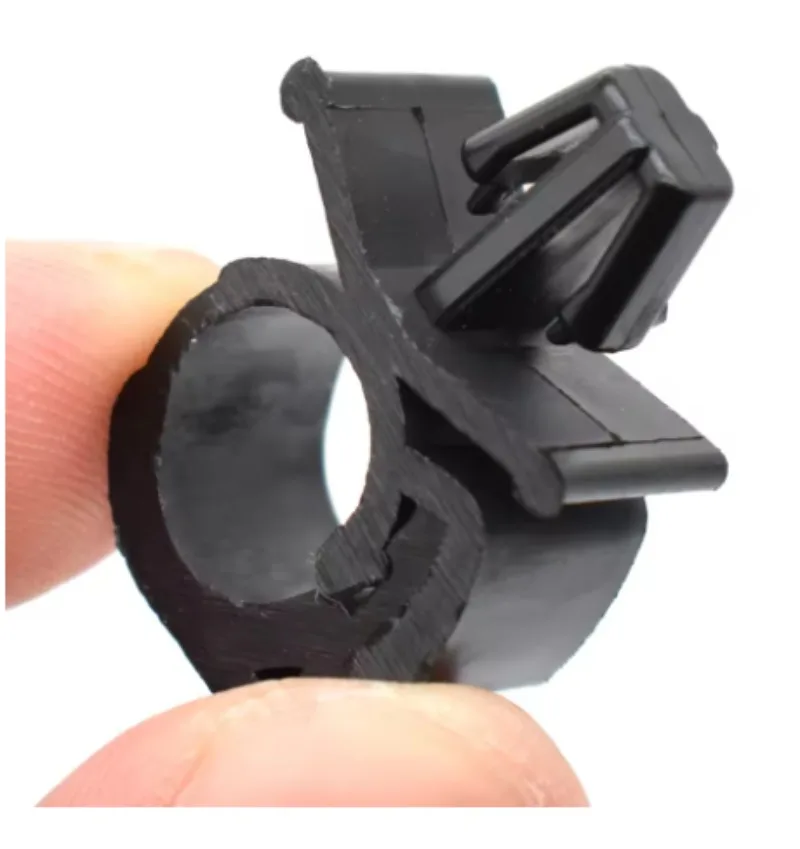

10Pcs Car Wiring Harness Fastener Route Fixed Retainer Clip Corrugated Pipe Tie Wrap Cable Clamp Oil Pipe Beam Line Hose Bracket