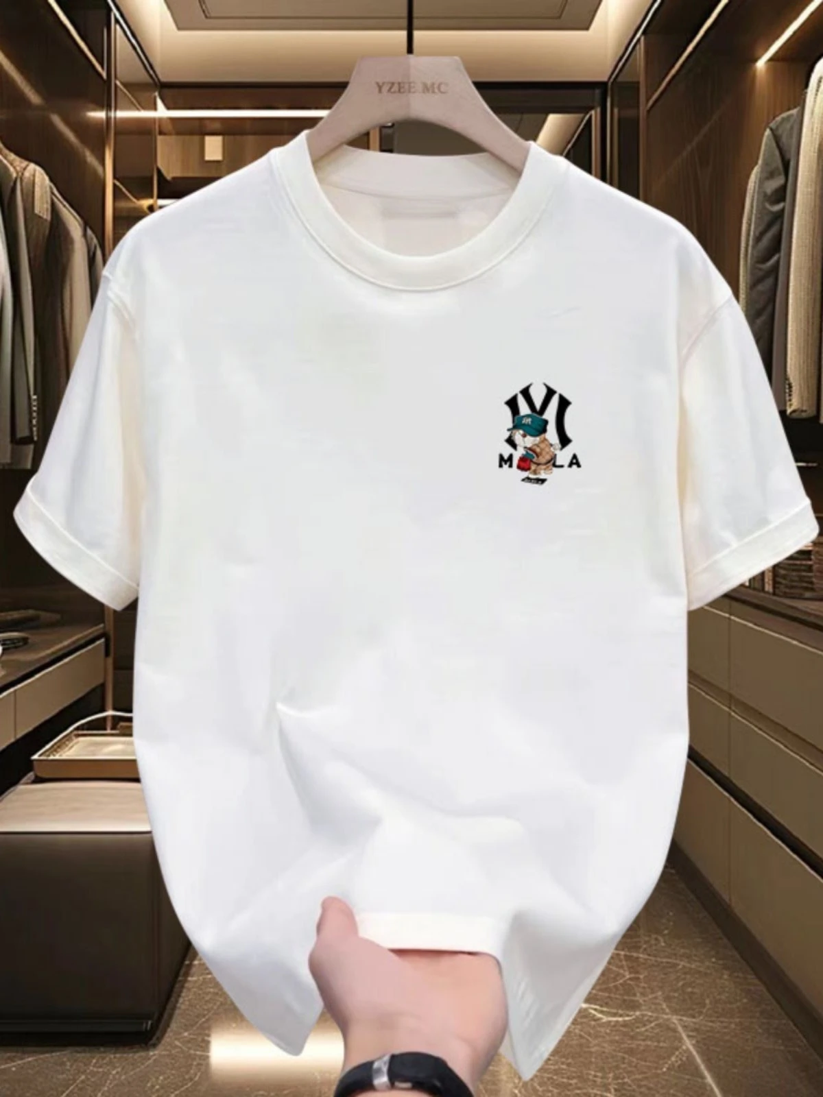 Sommer 2026 Neue Kurzarm-T-Shirts aus reiner Baumwolle für Herren und Damen, Ins Streetwear Loose Tops
