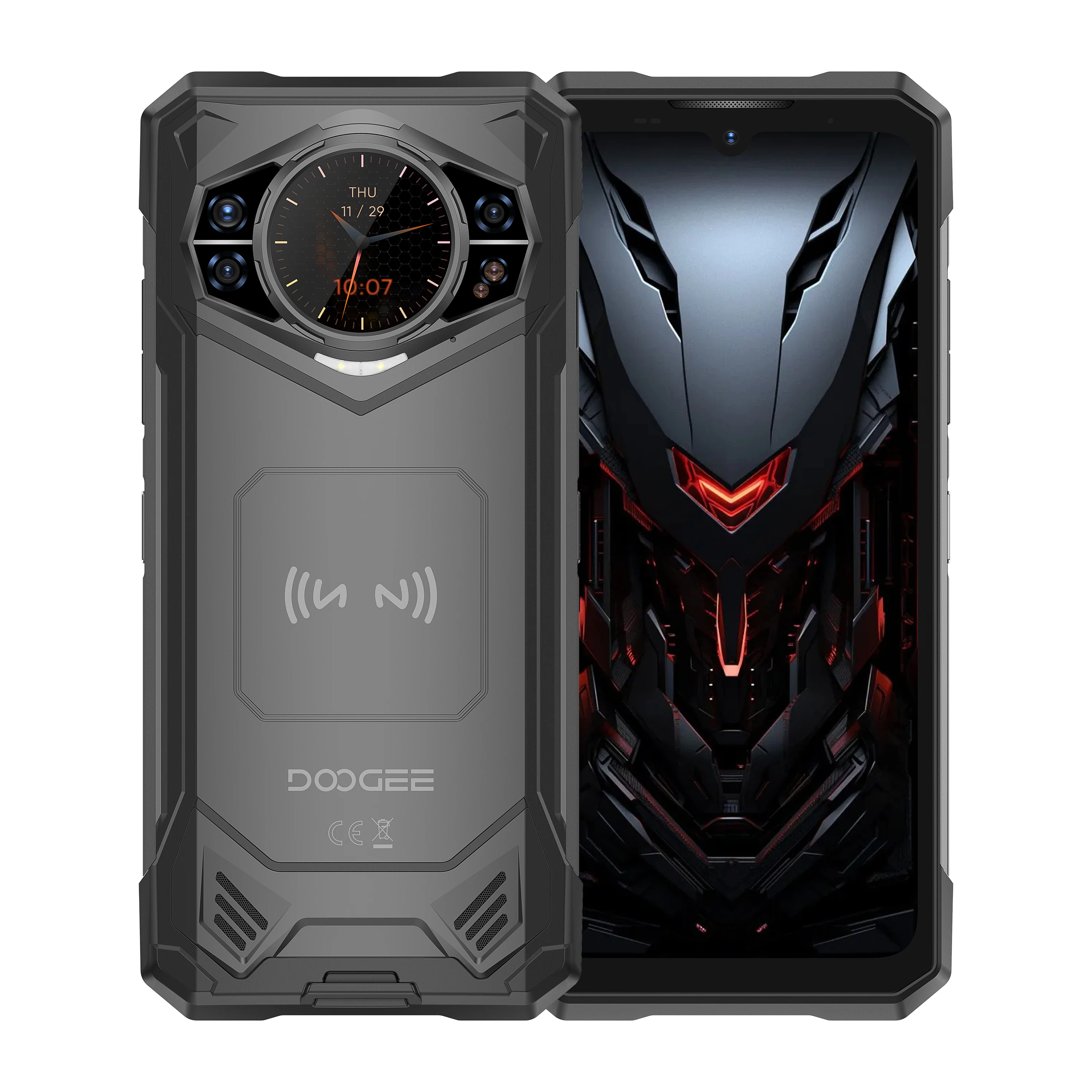 DOOGEE S200 X 5G 12GB 512GB Rugged Phone MTK Dimensity 7050 10100mAh 33W battery 6.72” FHD+120Hz IPS screen