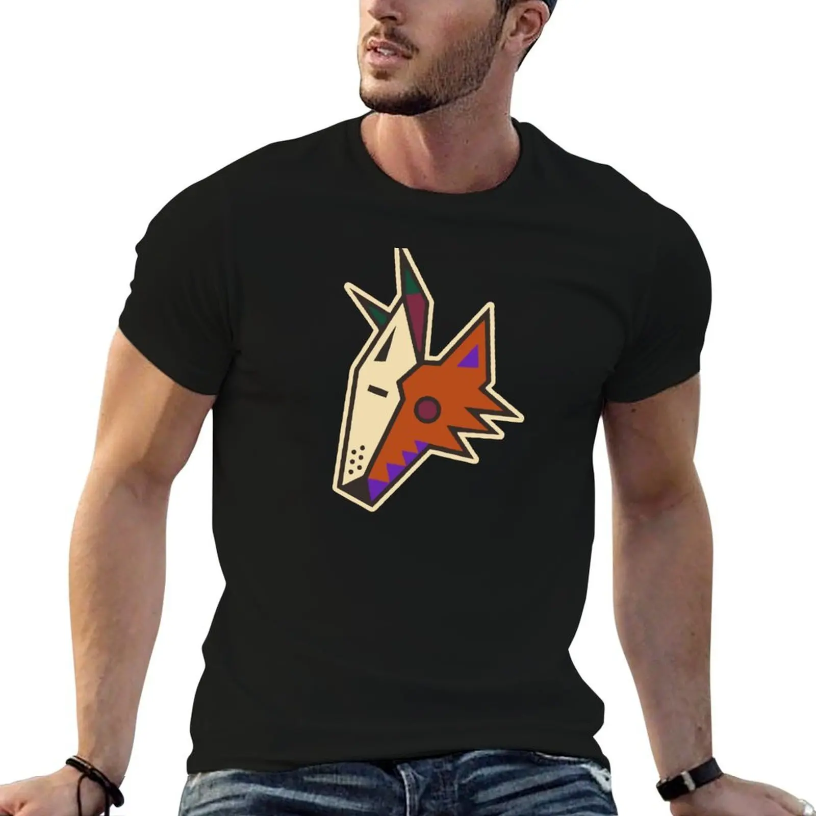 Canis Latrans T-Shirt Work Wear Lightweight Tee