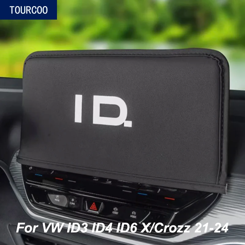

For VW ID3 ID4 ID6 X/Crozz 21-24 Center Console Screen Sun Protective Cover Car Interior Styling Accessories