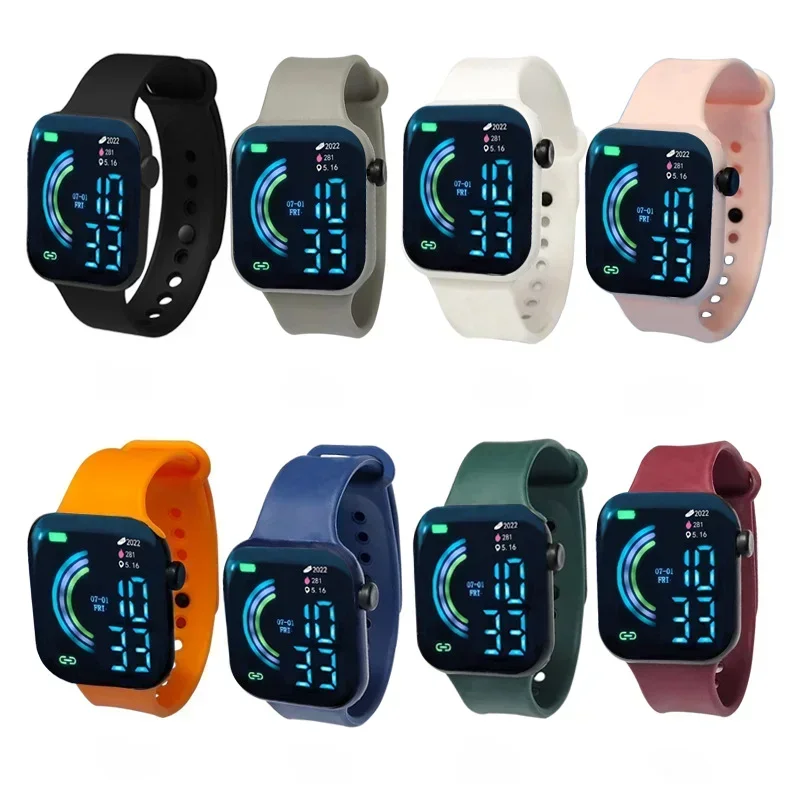 Fashion Smart Watch for Men Women Sport Watches Call Waterproof Connected Cell Phone Fitness Digital Watches Non Rechargeable